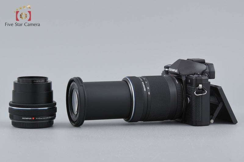 "Count 3,227" Olympus OM-D E-M10 Mark II Black 16.1 MP 14-42 40-150 Lenses