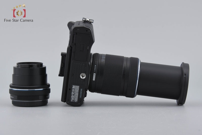 "Count 3,227" Olympus OM-D E-M10 Mark II Black 16.1 MP 14-42 40-150 Lenses