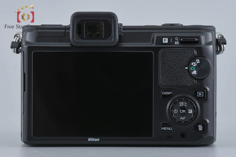 "Count 3,710" Nikon 1 V1 Black 10.1 MP Digital SLR Camera 10-30mm VR Lens