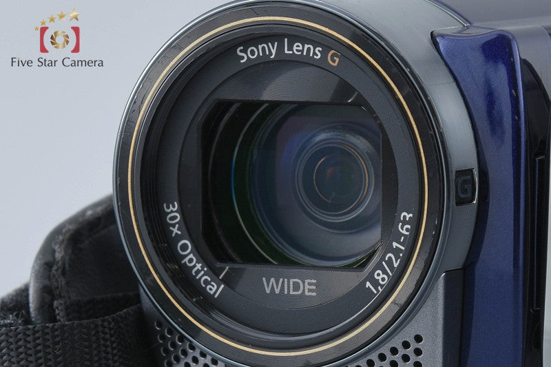 Sony HDR-CX180 Blue Digital Hi-Vision Camcorder [Japanese Language Only]