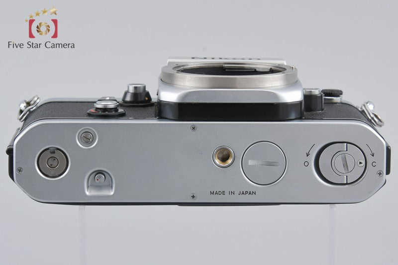 Nikon F2 Eye Level Silver 35mm SLR Film Camera Body