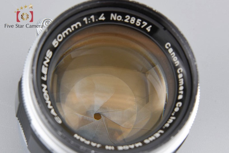 Canon 50mm f/1.4 L39 Leica Thread Mount Lens