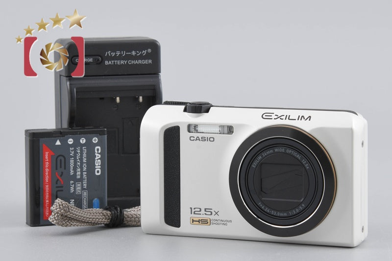 Casio HIGH SPEED EXILIM EX-ZR300 White 16.1 MP Digital Camera