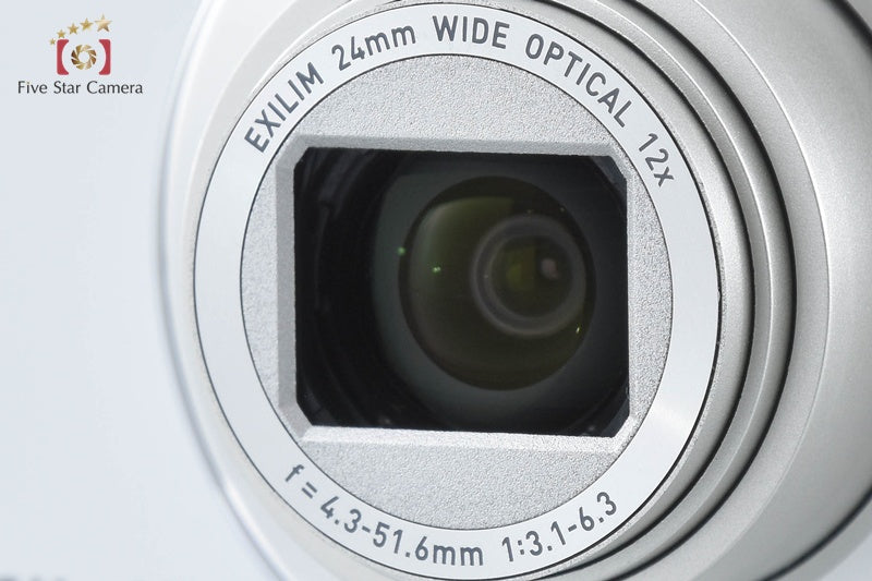 Casio EXILIM EX-ZS240 White 16.1 MP Digital Camera