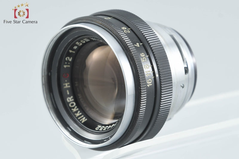 Nikon S2 Later Model Black Dial Rangefinder Film Camera + NIKKOR-H.C 50mm f/2