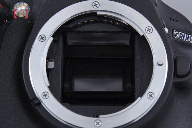 "Count 4,191" Nikon D5100 16.2 MP SLR Digital Camera 18-55 VR Lens