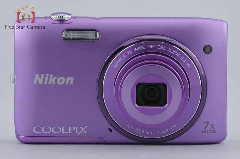 Nikon COOLPIX S3500 Orchid Purple 20.0 MP Digital Camera w/ Box
