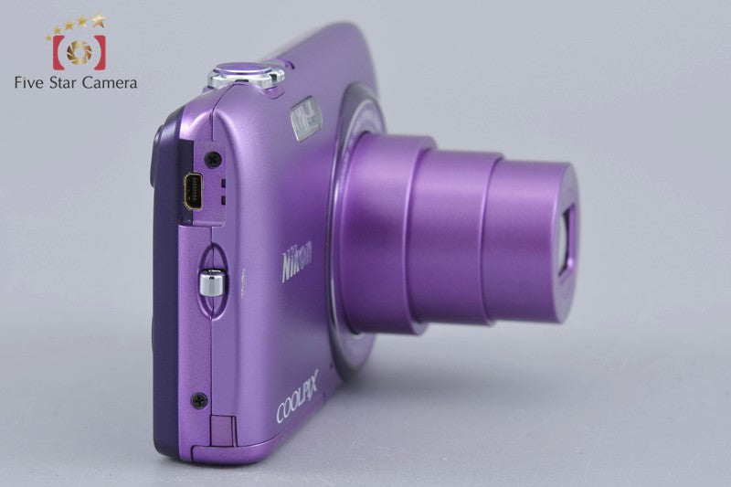 Nikon COOLPIX S3500 Orchid Purple 20.0 MP Digital Camera w/ Box