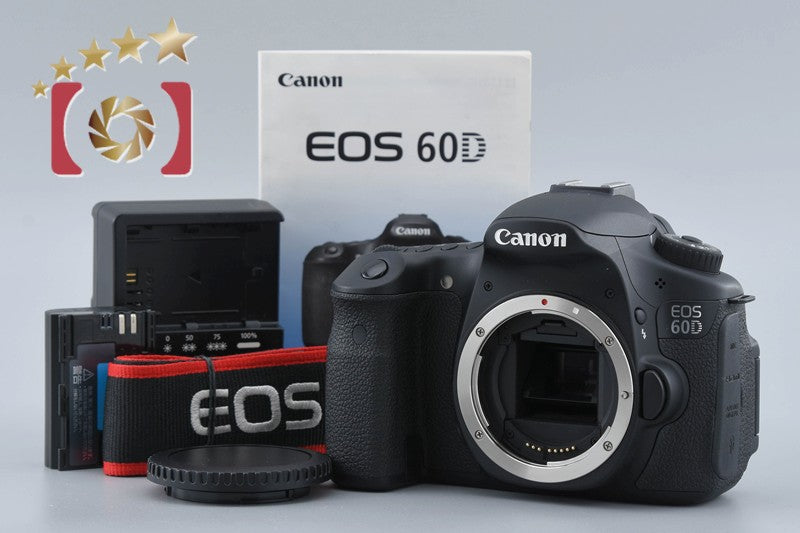 "Shutter count 2,843" Canon EOS 60D 18.0 MP Digital SLR Camera Body