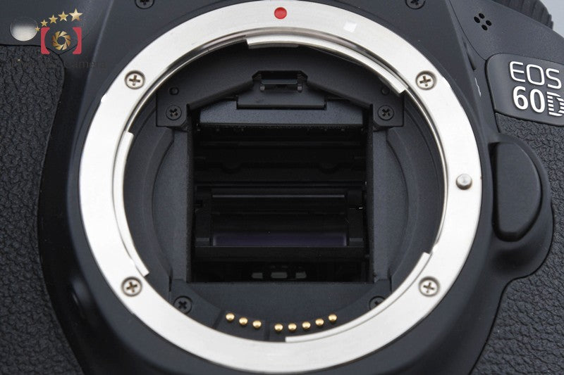 "Shutter count 2,843" Canon EOS 60D 18.0 MP Digital SLR Camera Body