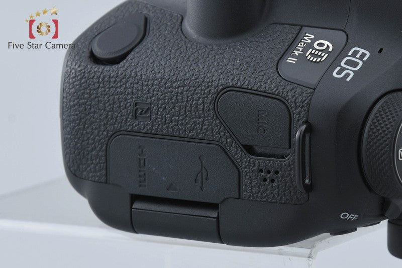 "Count 1,279" Canon EOS 6D Mark II 26.2MP Full Frame Digital SLR Camera body