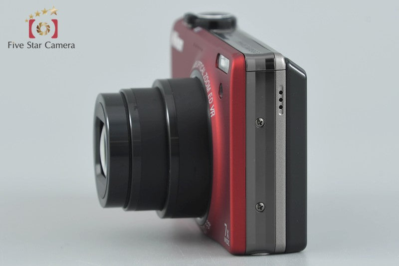 Nikon COOLPIX S6000 Flash Red 14.2 MP Digital Camera
