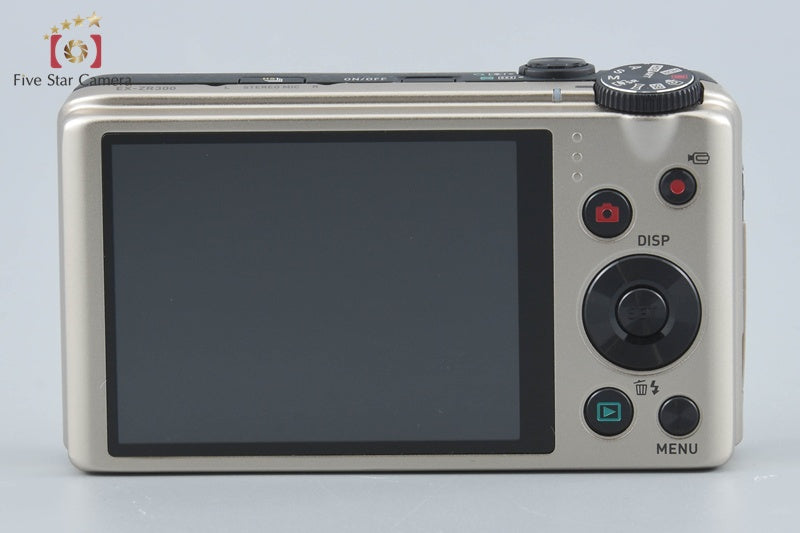 Casio HIGH SPEED EXILIM EX-ZR300 Gold 16.1 MP Digital Camera