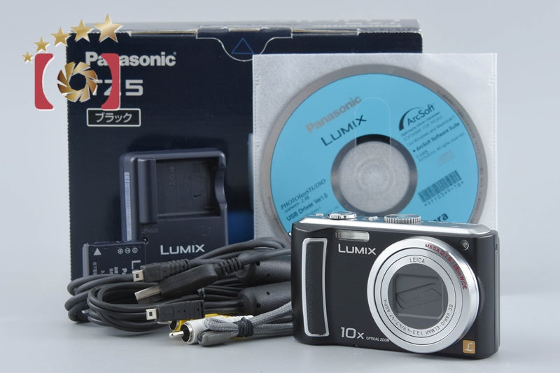 Panasonic LUMIX DMC-TZ5 Black 9.1 MP Digital Camera [Japanese Language Only]