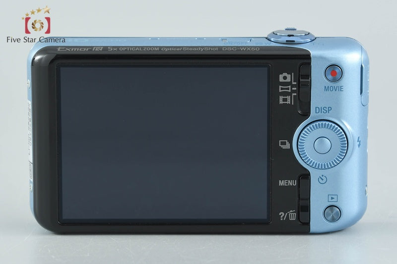 Sony Cyber-Shot DSC-WX50 Blue 16.2 MP Digital Camera [Japanese Language Only]