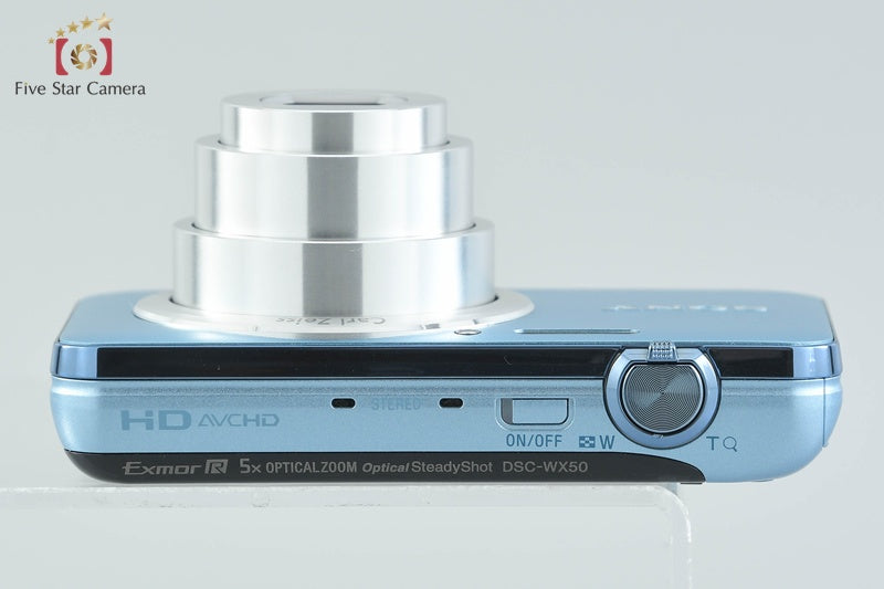 Sony Cyber-Shot DSC-WX50 Blue 16.2 MP Digital Camera [Japanese Language Only]