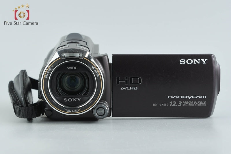 Sony Handycam HDR-CX560V Brown Digital HD Camcorder [Japanese Language Only]