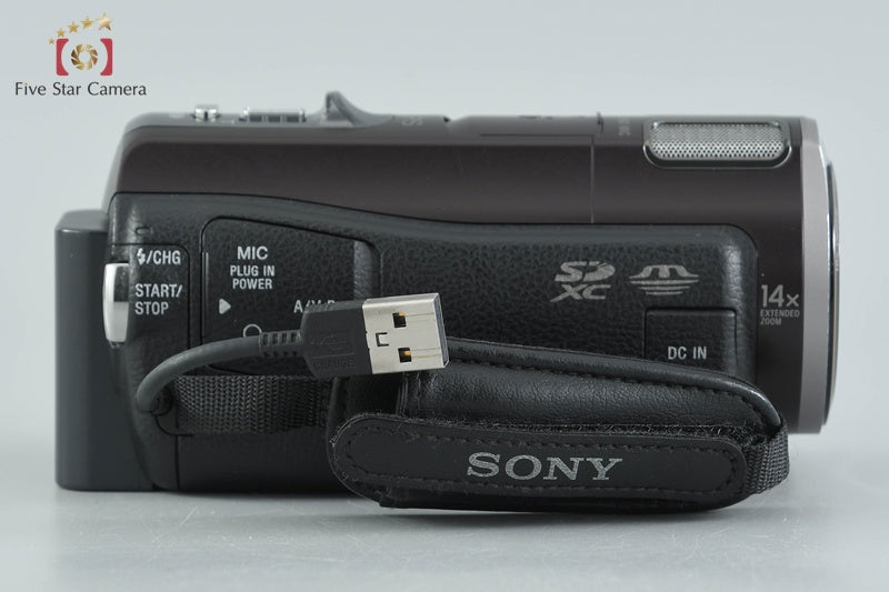Sony Handycam HDR-CX560V Brown Digital HD Camcorder [Japanese Language Only]