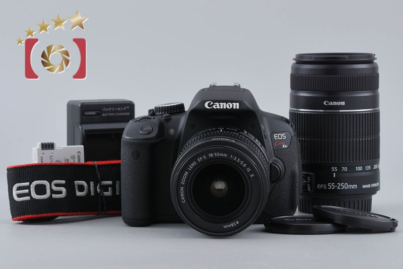 "Count 1,291" Canon EOS Kiss X6i / Rebel T4i / 650D 18.0 MP 18-55 55-250 Lenses