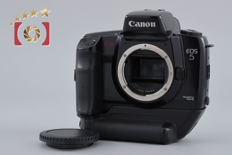 Canon EOS 5 QD 35mm SLR Film Camera + VG10 Vertical Grip