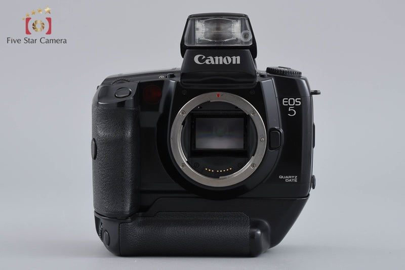 Canon EOS 5 QD 35mm SLR Film Camera + VG10 Vertical Grip