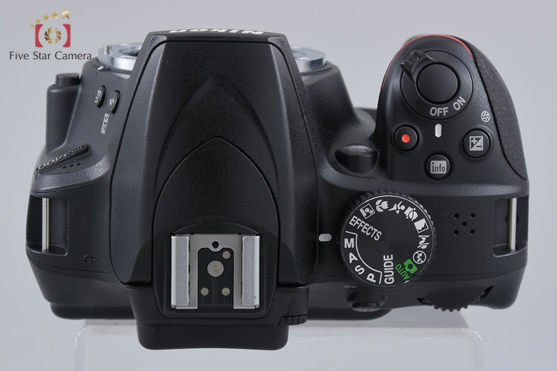 Nikon D3400 Black 24.2 MP DSLR Camera Body
