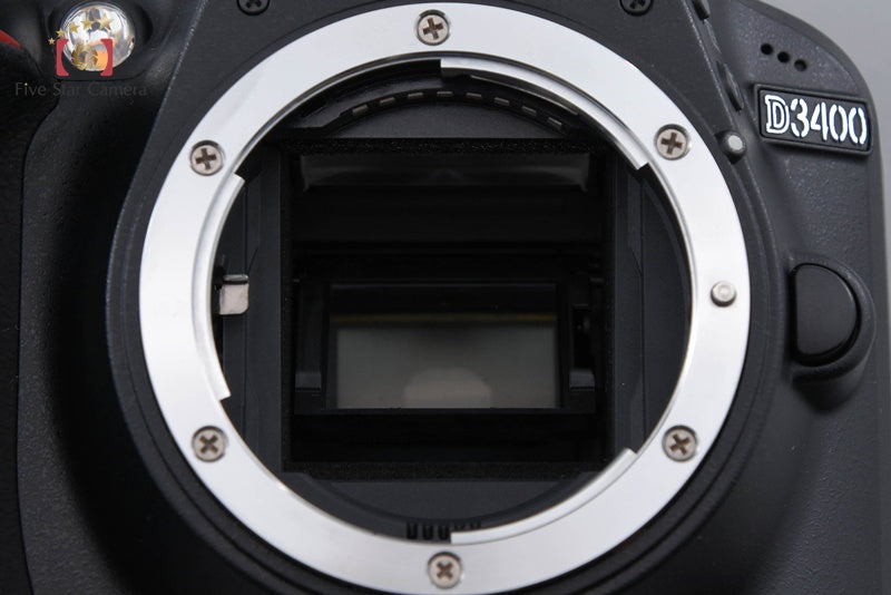 Nikon D3400 Black 24.2 MP DSLR Camera Body
