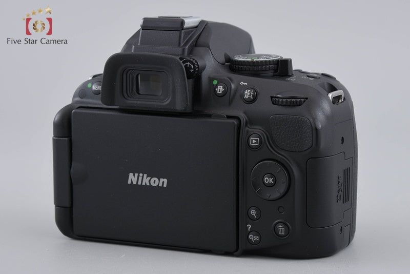 Nikon D5200 Black 24.1 MP DSLR Camera 18-55 VR Lens