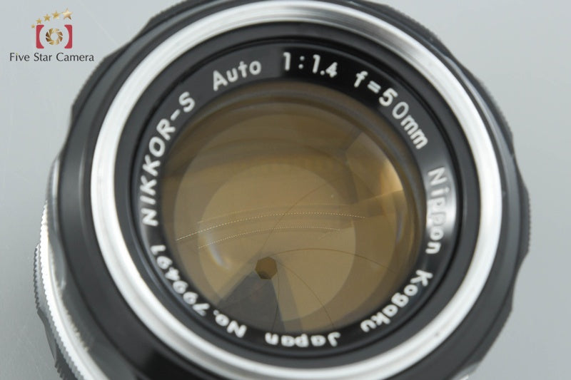 Nikon NIKKOR-S Auto 50mm f/1.4 Non Ai Lens