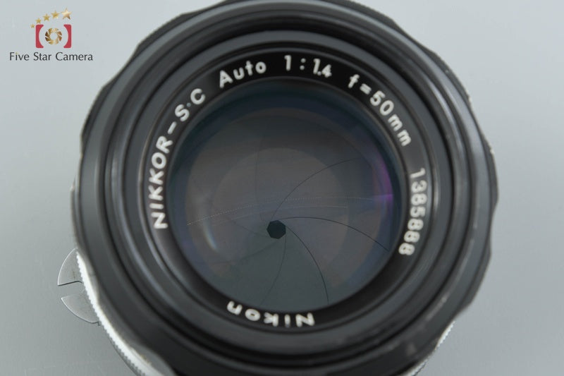 Nikon NIKKOR-S.C Auto 50mm f/1.4 Non Ai Lens