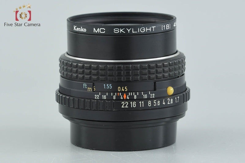 Pentax SMC M 50mm f/1.7 K Mount Lens