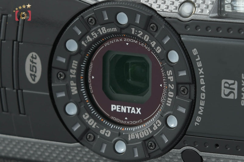 Ricoh Pentax WG-3 Black 16.0 MP Waterproof Action Camera