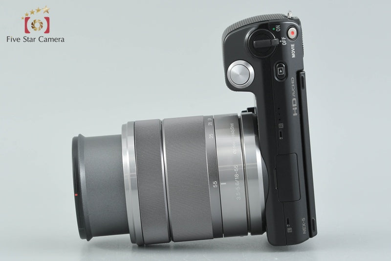 Sony α NEX-5 Black 16.1 MP Digital Camera 18-55 Lens [Japanese Language Only]
