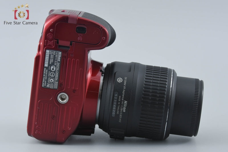 Nikon D3200 Red 24.2 MP DSLR 18-55 VR Lens