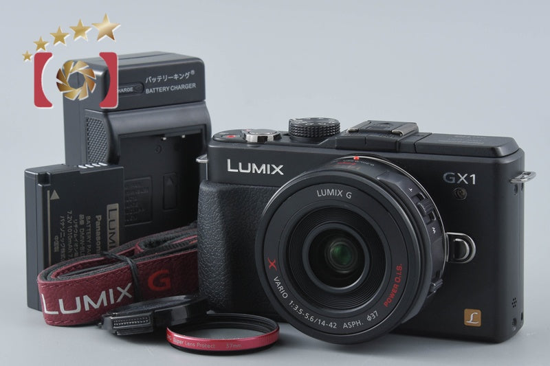 Panasonic LUMIX DMC-GX1 Esprit Black 16.0 MP 14-42 Lens [Japanese Language Only]