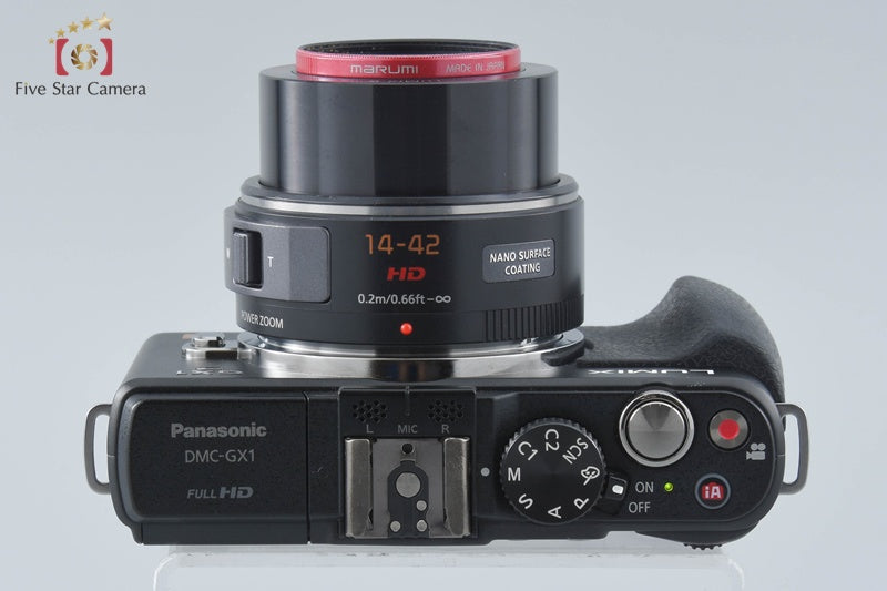 Panasonic LUMIX DMC-GX1 Esprit Black 16.0 MP 14-42 Lens [Japanese Language Only]
