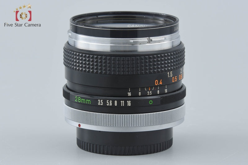Canon FD 28mm f/3.5