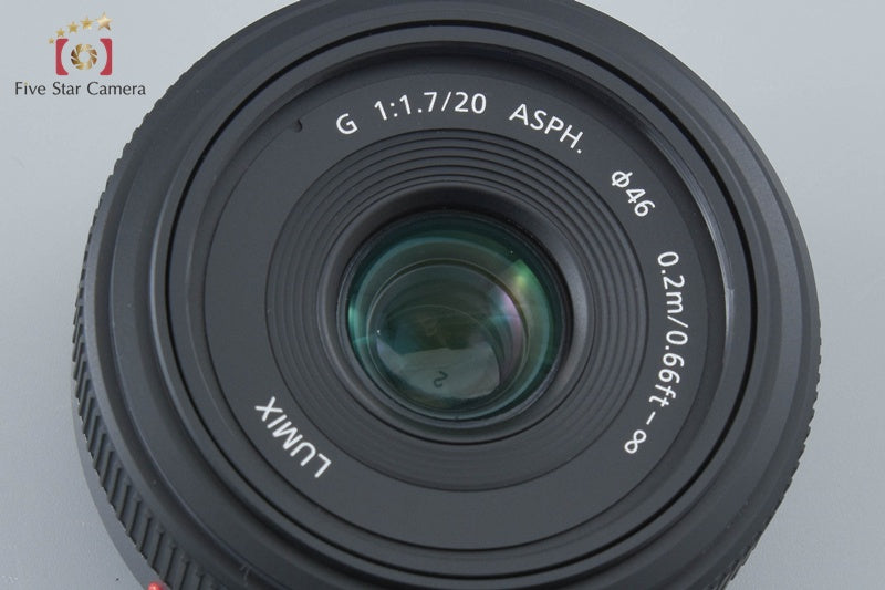 Panasonic LUMIX G 20mm f/1.7 ASPH. H-H020