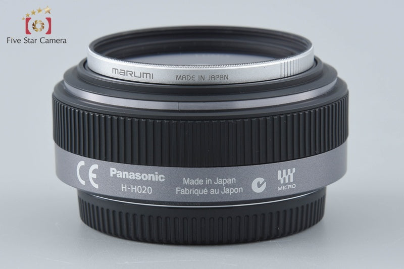 Panasonic LUMIX G 20mm f/1.7 ASPH. H-H020