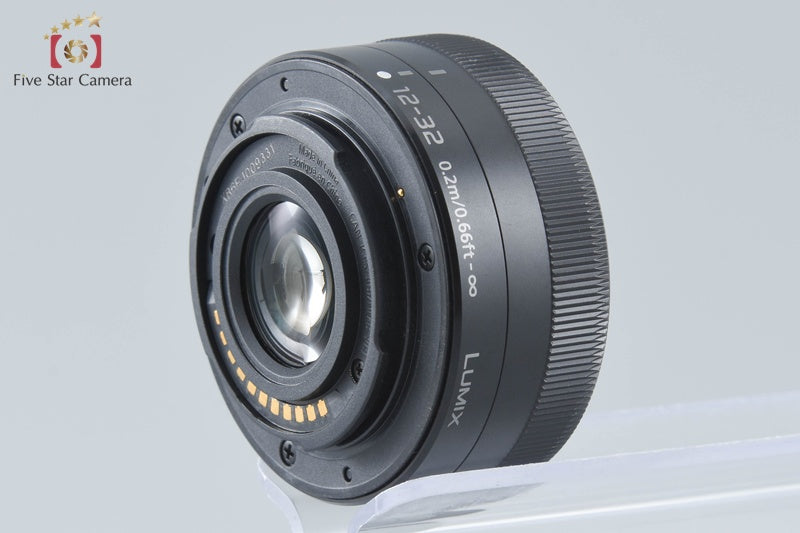 Panasonic LUMIX G VARIO 12-32mm f/3.5-5.6 ASPH. MEGA O.I.S. H-FS12032 Black