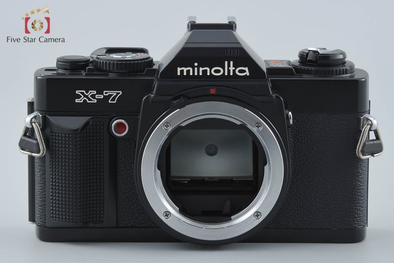 Minolta X-7 Black 35mm SLR Film Camera + MD ROKKOR 50mm f/1.7