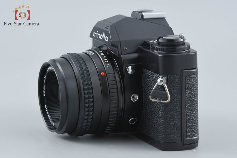 Minolta X-7 Black 35mm SLR Film Camera + MD ROKKOR 50mm f/1.7
