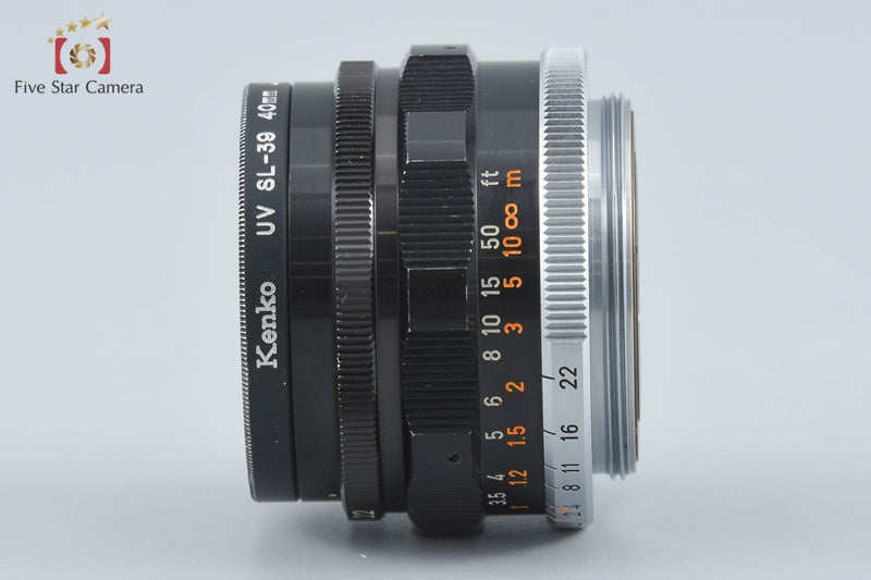 Canon 35mm f/2 L39 LTM Leica Thread Mount Lens