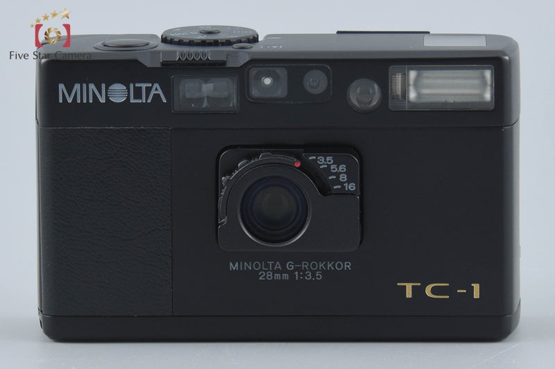 Minolta TC-1 Limited 70th Anniversary Model Black 35mm Point & Shoot Film Camera
