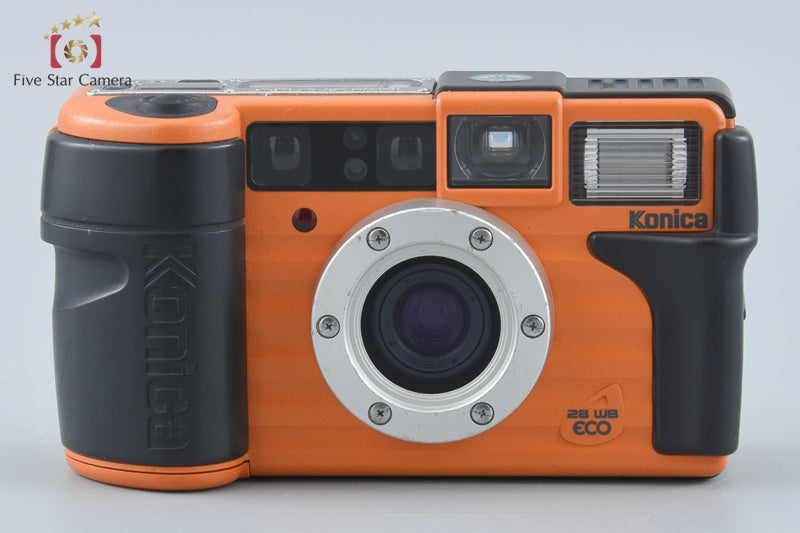 Konica Genbakantoku 28WB ECO Orange 35mm Point & Shoot Film Camera