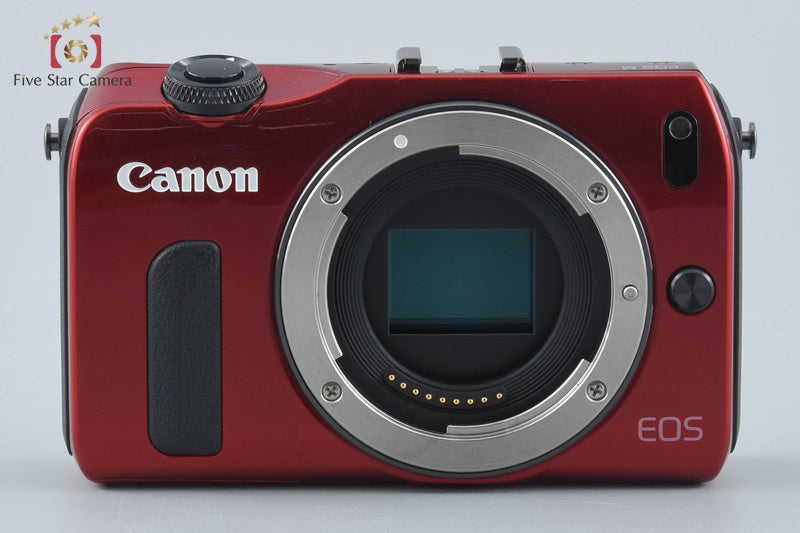 Canon EOS M Red 18.0 MP Digital Mirrorless Camera