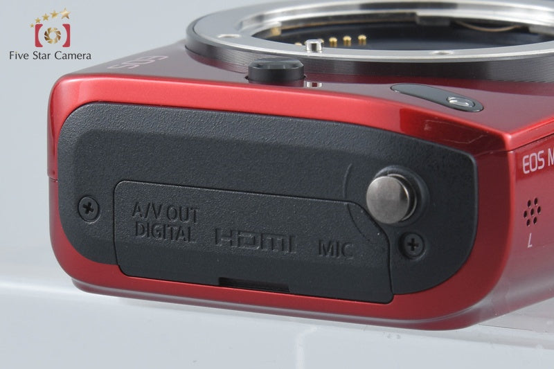 Canon EOS M Red 18.0 MP Digital Mirrorless Camera