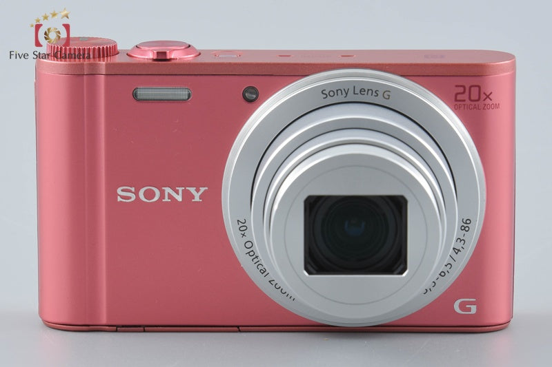 Sony Cyber-Shot DSC-WX350 Pink 18.2 MP Digital Camera [Multiple Languages]
