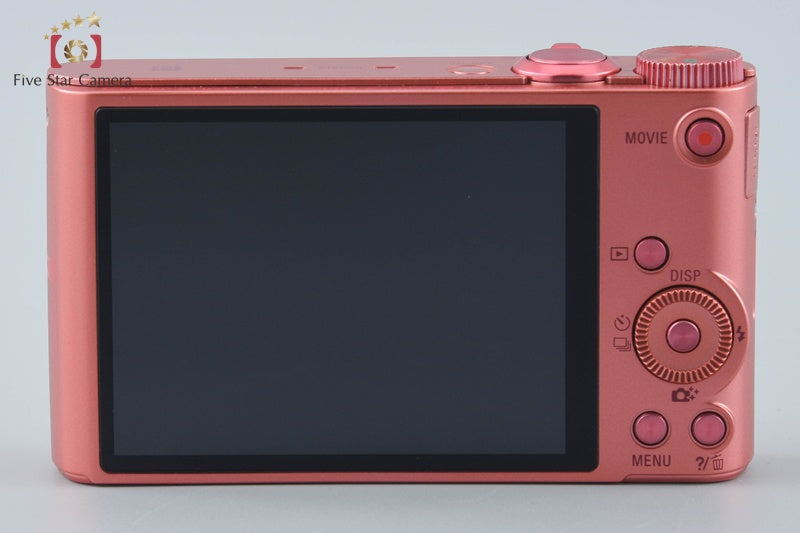 Sony Cyber-Shot DSC-WX350 Pink 18.2 MP Digital Camera [Multiple Languages]