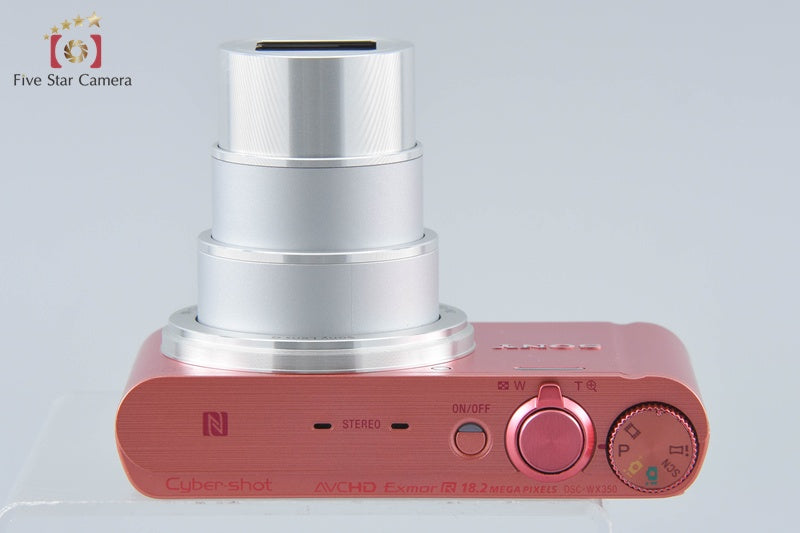 Sony Cyber-Shot DSC-WX350 Pink 18.2 MP Digital Camera [Multiple Languages]